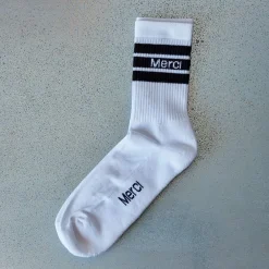 Women MERCI - Chaussettes en coton - Noir