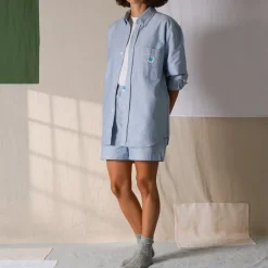Women G01 Merci - Chemise Basile - Bleu
