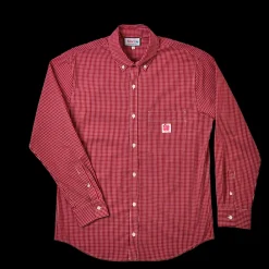 Women G01 Merci - Chemise Basile - Carreaux Rouge