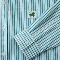 Women G01 Merci - Chemise Basile - Rayures Vert