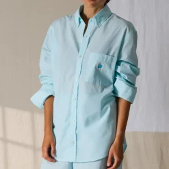 Women G01 Merci - Chemise Basile - Turquoise