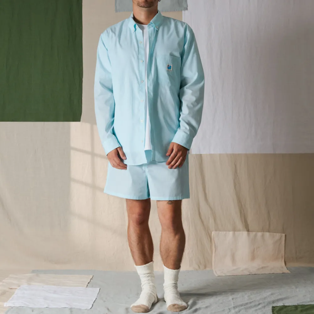 Women G01 Merci - Chemise Basile - Turquoise