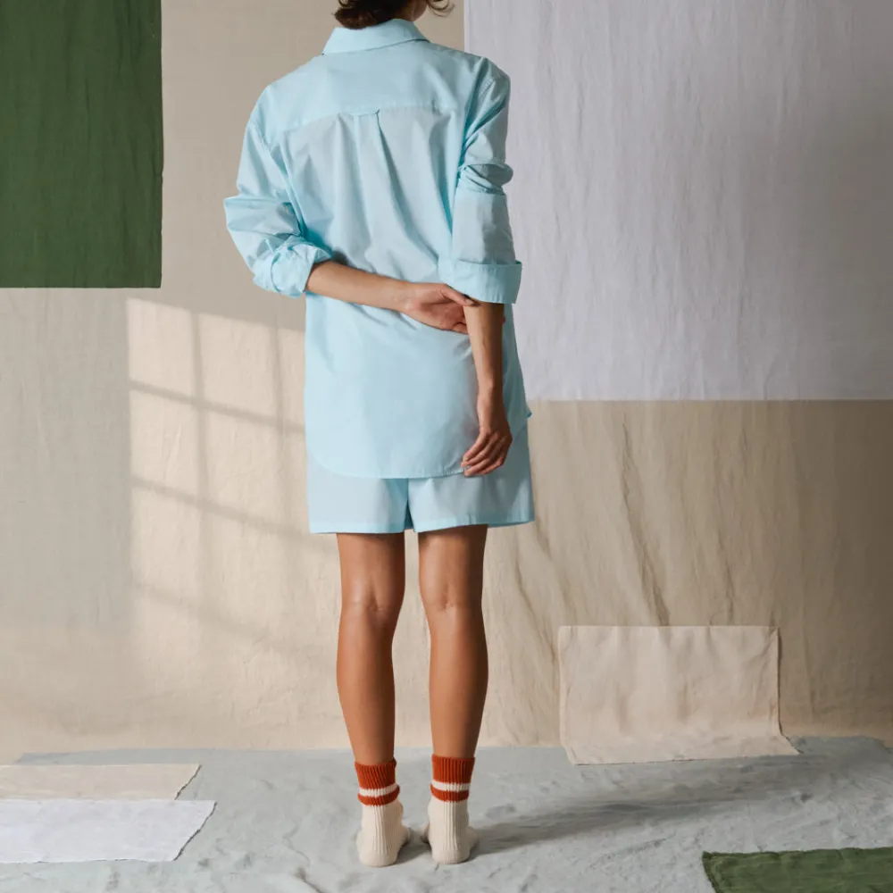 Women G01 Merci - Chemise Basile - Turquoise