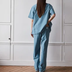 Women MJ01 Merci - Chemise Noa - Bleu