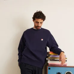 MJ01 Merci - Crewneck Charles - Bleu