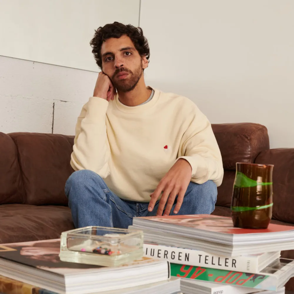 MJ01 Merci - Crewneck Charles - Beige