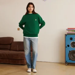 MJ01 Merci - Crewneck Charles - Vert