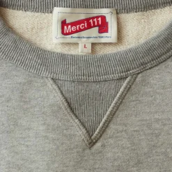 PE01 Merci - Crewneck Lucky - Gris
