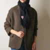 Women JE01 Merci - Echarpe en cachemire Harry - Marine
