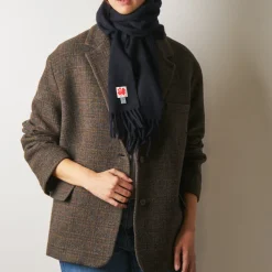 Women JE01 Merci - Echarpe en cachemire Harry - Marine