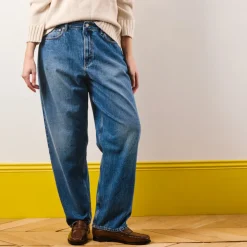 Women KE01 Merci - Jeans Carrot Trèfle - Stonewash