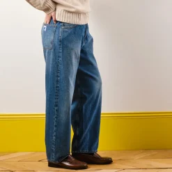 Women KE01 Merci - Jeans Carrot Trèfle - Stonewash