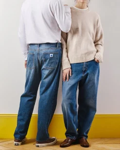 Women KE01 Merci - Jeans Carrot Trèfle - Stonewash