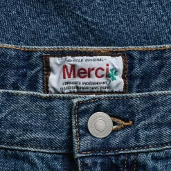 Women KE01 Merci - Jeans Droit Trèfle - Stonewash
