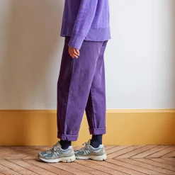 Women MERCI - Pantalon en coton - Améthyste