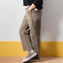 Women J01 Merci - Pantalon en Coton - Camel