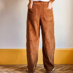 Women MERCI - Pantalon en velours côtelé - Camel