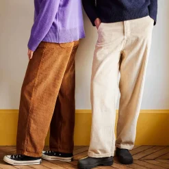 Women MERCI - Pantalon en velours côtelé - Écru