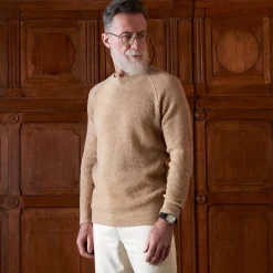 MERCI - Pull en laine - Sable