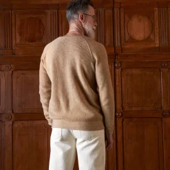MERCI - Pull en laine - Sable