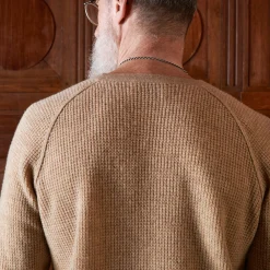MERCI - Pull en laine - Sable