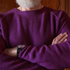 MERCI - Pull en laine - Violet