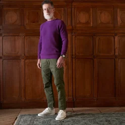 MERCI - Pull en laine - Violet