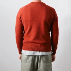 MERCI - Pull Sweat Man en cachemire - Rouille