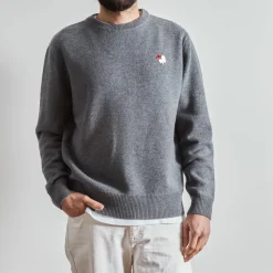 BA01 Merci - Pullover Lucky - Gris