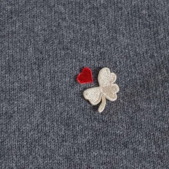 BA01 Merci - Pullover Lucky - Gris