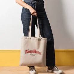 M05 Merci - Sac Tote Bag Gothique Non Merci - Rouge