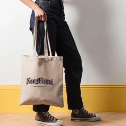 M05 Merci - Sac Tote Bag Gothique Non Merci - Noir