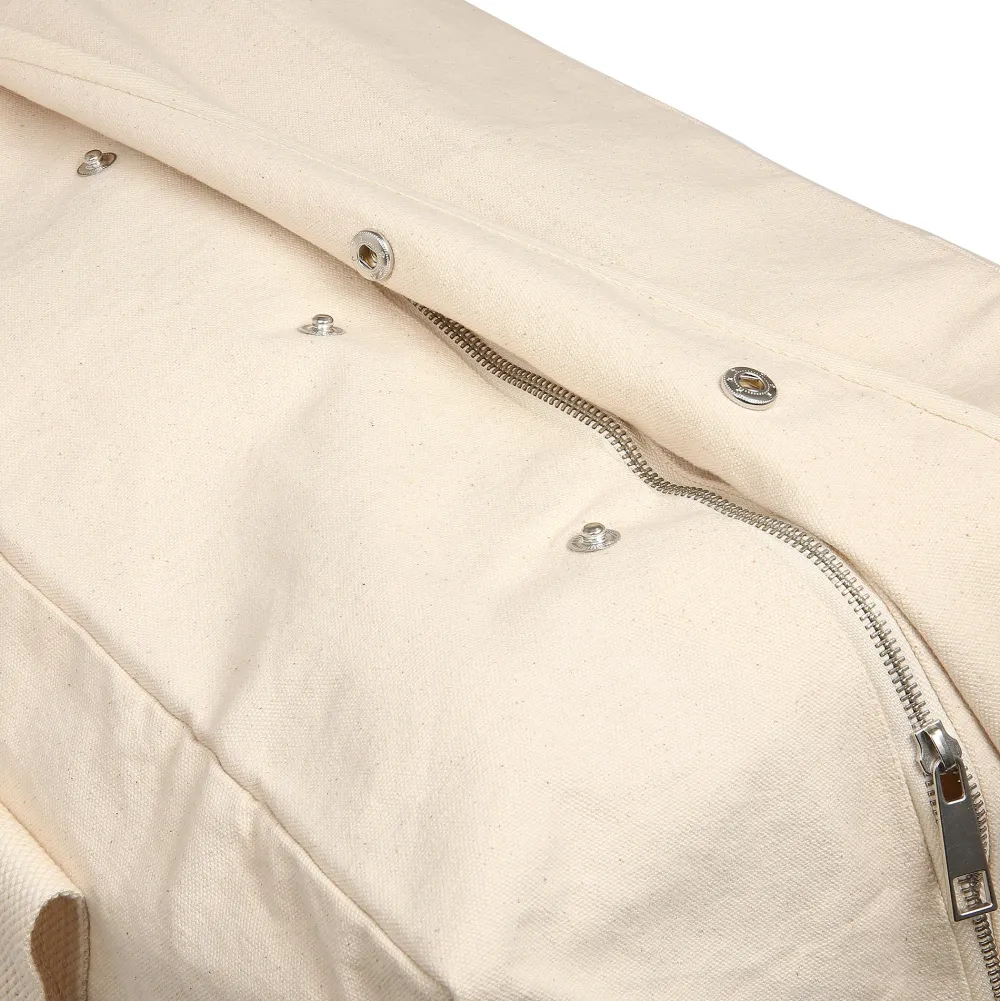 2102 VJ SOURCING Merci - Sac Weekender en canvas - Naturel