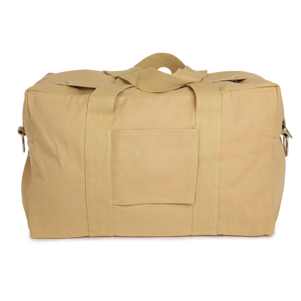 2103 VJ SOURCING Merci - Sac Weekender en canvas - Beige