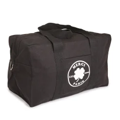 2104 VJ SOURCING Merci - Sac Weekender en canvas - Noir