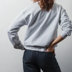 Women M05 Merci - Sweat Gothique Non Merci - Gris