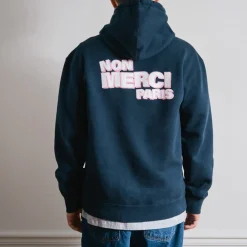 Women BS01 Merci - Sweat Non Merci - Marine