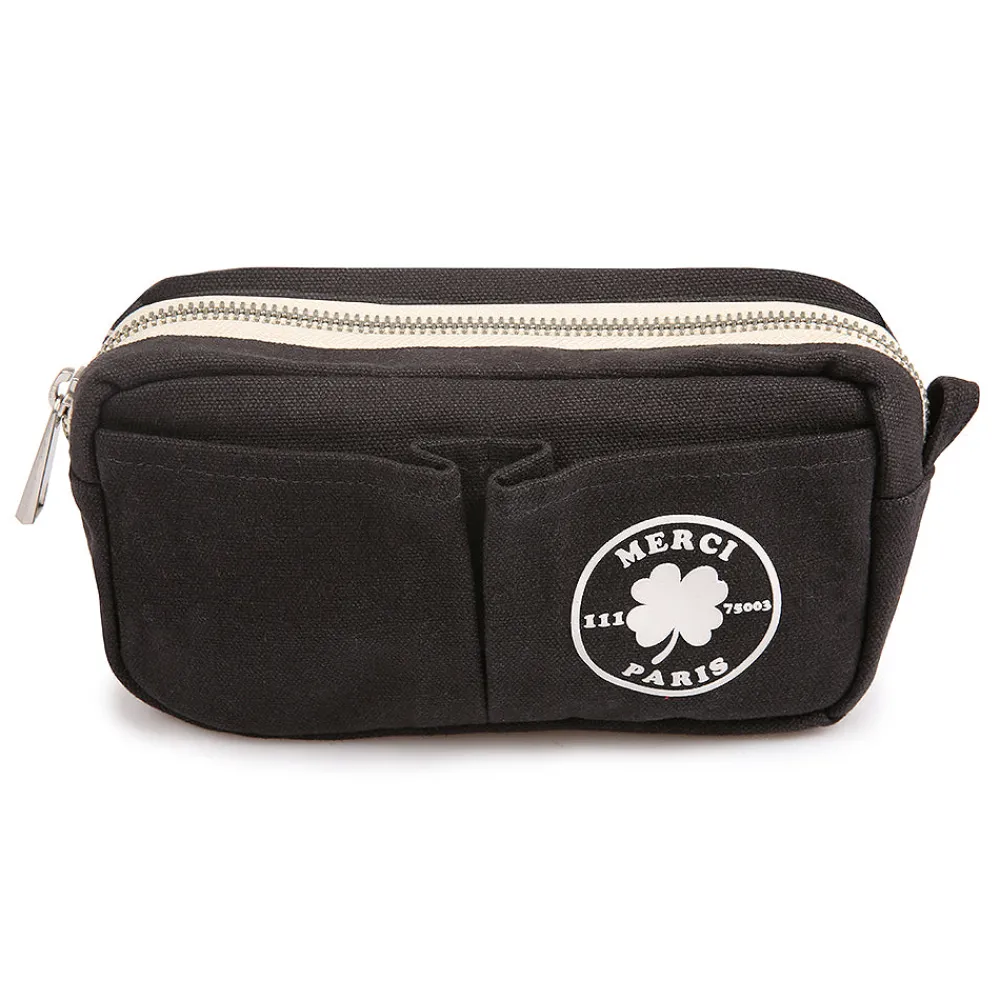 2104 VJ SOURCING Merci - Trousse en canvas Weekender - Noir