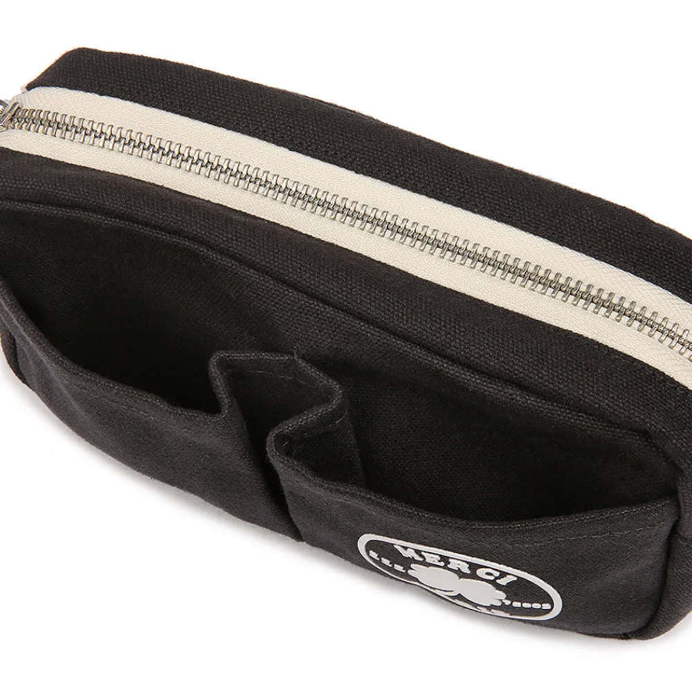 2104 VJ SOURCING Merci - Trousse en canvas Weekender - Noir