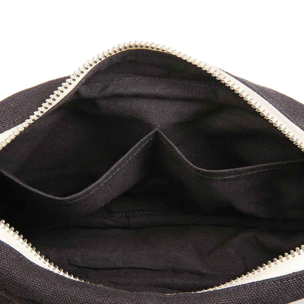 2104 VJ SOURCING Merci - Trousse en canvas Weekender - Noir