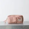 200 LINTEX Merci - Trousse en lin lavé - Rose d'Argile