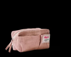 200 LINTEX Merci - Trousse en lin lavé - Rose d'Argile