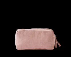 200 LINTEX Merci - Trousse en lin lavé - Rose d'Argile