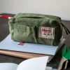 200 LINTEX Merci - Trousse en lin lavé - Vert Anduze