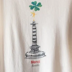Women M05 Merci - T-Shirt Bastille - Ecru