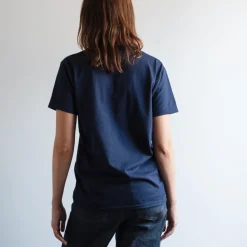Women M05 Merci - T-Shirt College Non Merci - Bleu