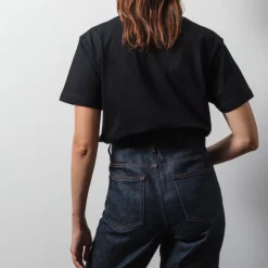 Women M05 Merci - T-Shirt Gothique Non Merci - Noir