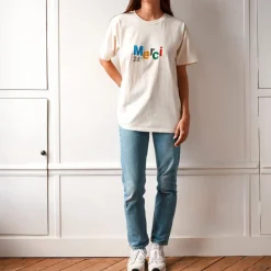 Women M05 Merci - T-Shirt Merci 24' - Ecru