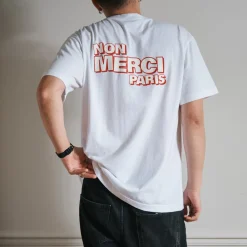 Women BS01 Merci - T-Shirt Non Merci - Blanc