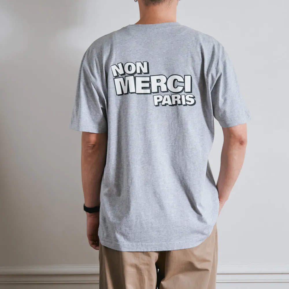 Women BS01 Merci - T-Shirt Non Merci - Gris